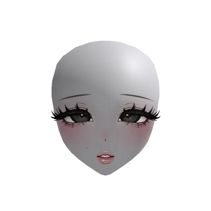 Elegant Pretty Anime Girl Face (NO OUTLINE)