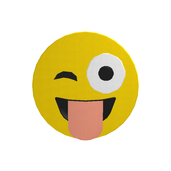 Winking Face Head