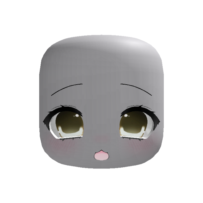 (Animated) Yellow Adorabl Kawaii Chibi Amazed Face