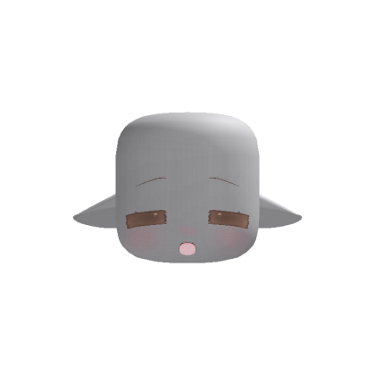 ♡ : (animated) cute brown sleepy chibi elf face thumbnail