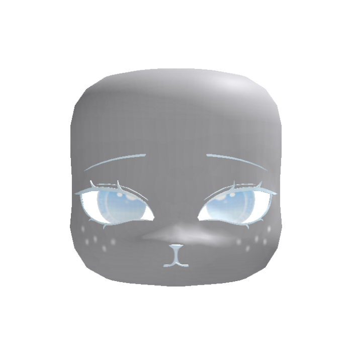 Light Blue Cute Kigurumi Furry Deer Face