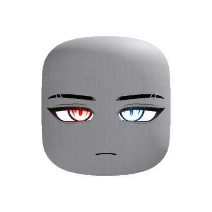 (ANIMATED) Red Blue Powerful Aura Face
