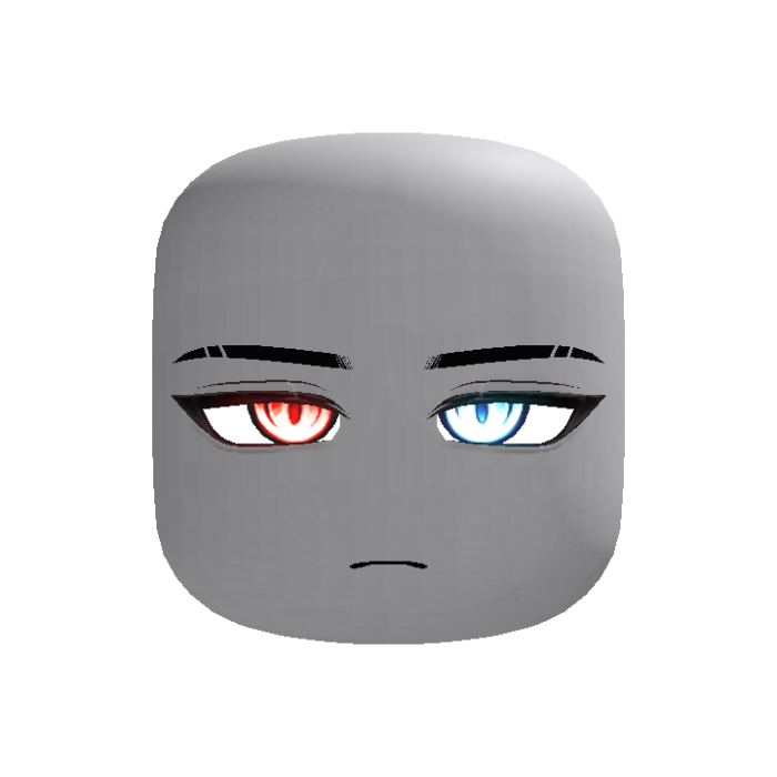 (ANIMATED) Red Blue Powerful Aura Face