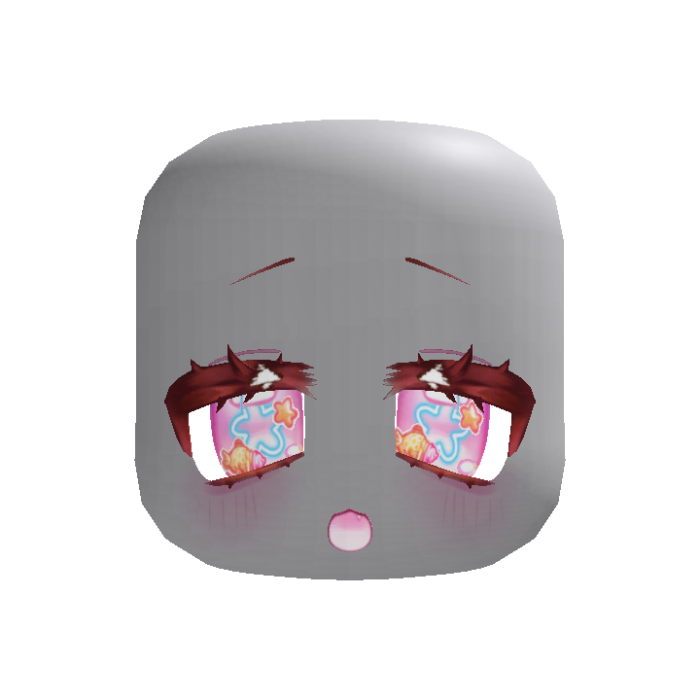 (animated) excited taiyaki anime eyes in pink