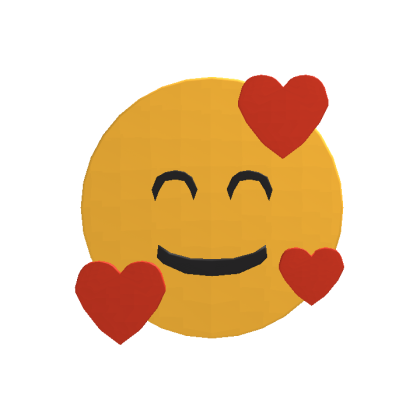 Smiling Face With 3 Hearts Emoji Head thumbnail