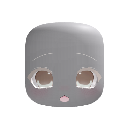 (Animated) Brown Adorable Kawaii Chibi Amazed Face