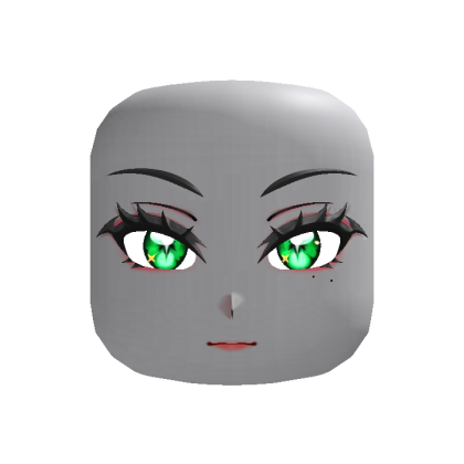 Kawaii Bat Lash Face Green