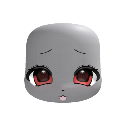 ♡ animated red cute kigurumi furry fursuit head