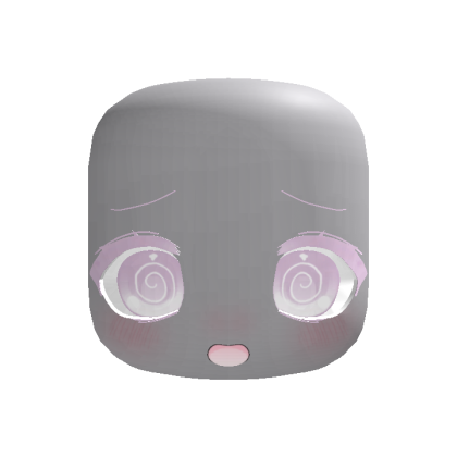 (Animated) Light Pink Silly Kawaii Dizzy Face