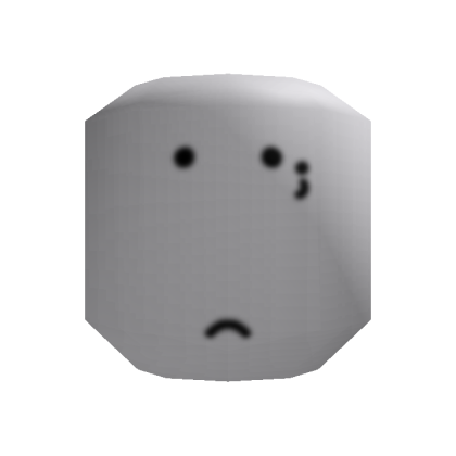 simple low quality anxious face