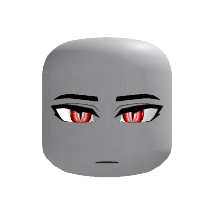 (Animated) Bored Red Anime Boy Face