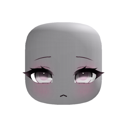 (animated) pink sweet anime princess face