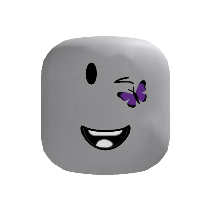 Purple Butterfly Smile