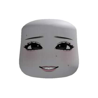 nervous cutie braces face girl