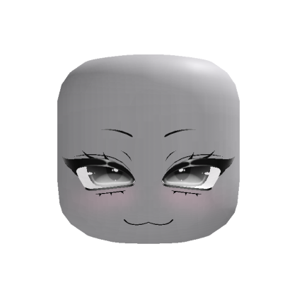 Anime Smug Grin - Silver