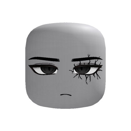 (FOLLOWING EYES) Scary Ghoul Anime Boy Face