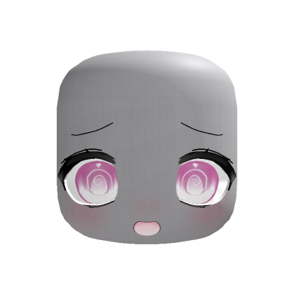 (Animated) Pink Silly Kawaii Dizzy Face