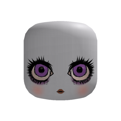 ୨✿୧ (animated) big eyes doll purple
