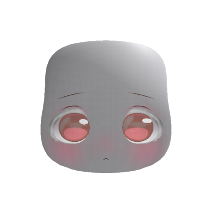 Soft Kawaii Adorable Anime Face (Albino)
