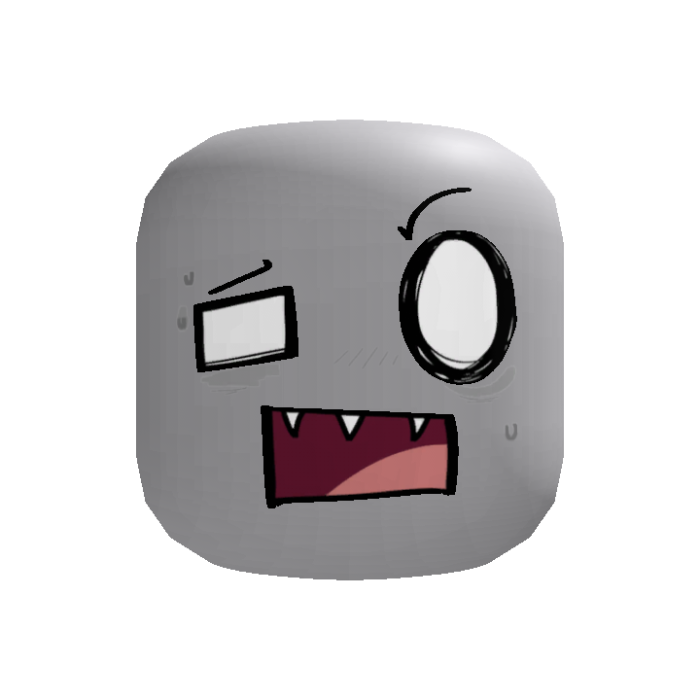 😲 Scene Surprised Fangs Emo Head