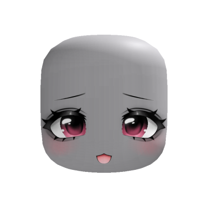 kawaii pleading puppy cute moe face magenta