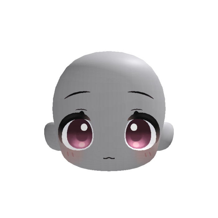 Milk Chibi Face - pink