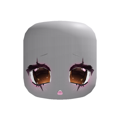 ꒰ANIMATED꒱ Spooky Dark Orange Halloween Face