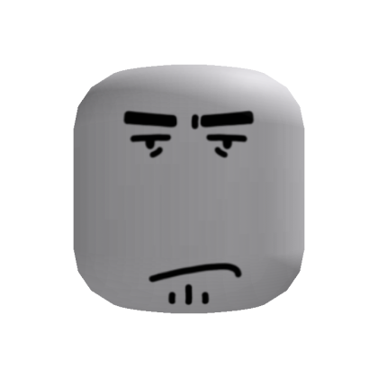 simple grumpy man