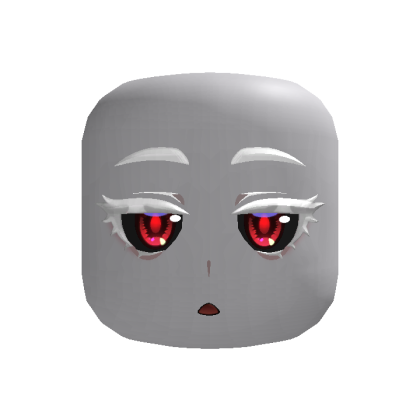 Albino Ifrita Kawaii Demon Face Red