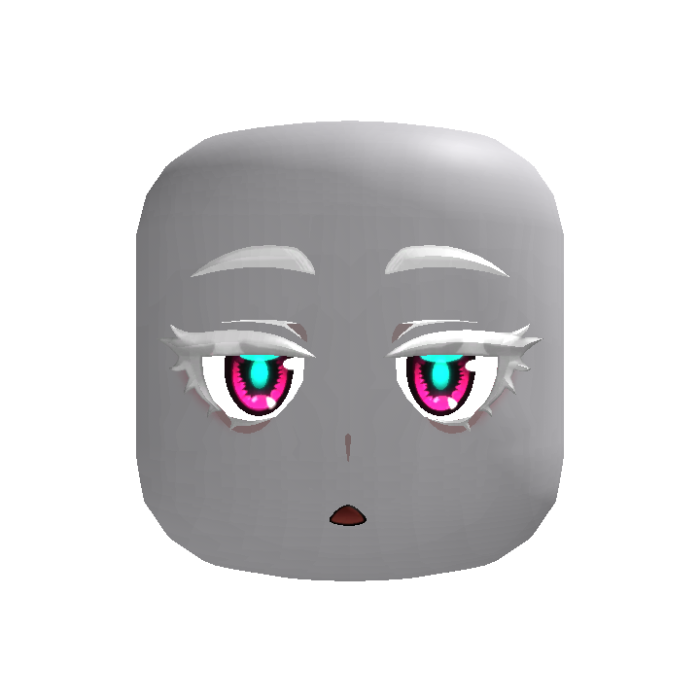 Albino Ifrita Kawaii Face Retro