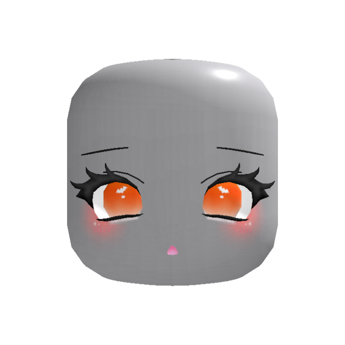 (Animated) Orange Halloween Doll Sweet Moe Face
