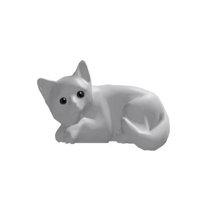 Small Cat W/ Black Eyes (RECOLORABLE) thumbnail