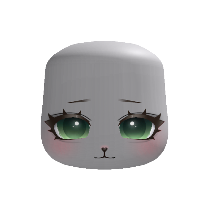 🐾 cutesy pleading puppy girl face green eyes