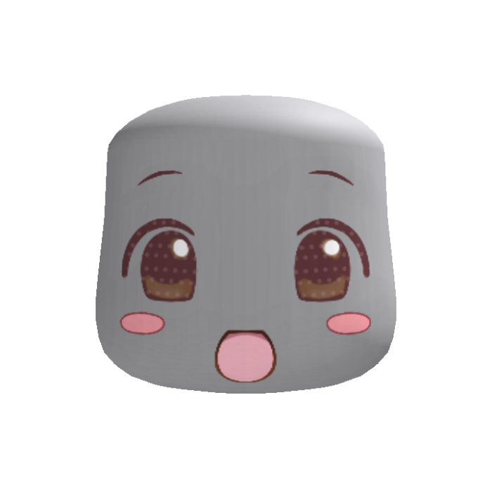 super happy kawaii igari mii face (pastel)
