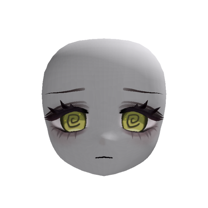Zombie Witch Chibi Head