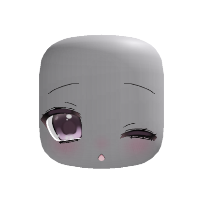 (animated) cute winking moe eyes in blue