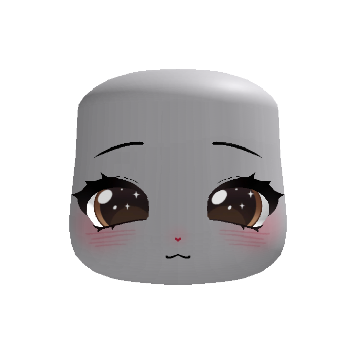 Brown Cute Soft Worry Bunny Face