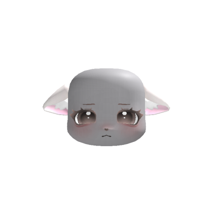 (animated) brown neko pouty kigurumi w white ears