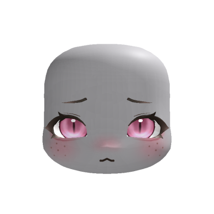 pink cutecore scared chibi puppy face thumbnail