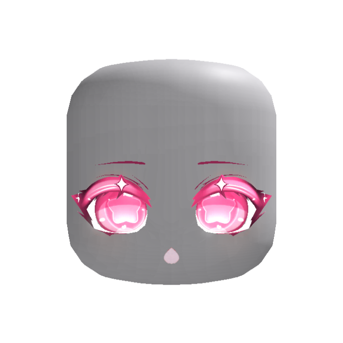 (Emissive) Cute Animated Kawaii Star Eyes Red