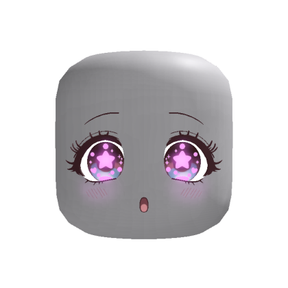 [GLOWING] [ANIMATED] Cute Pink Eyes Anime Girl