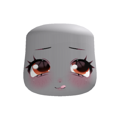 sweet excited blushing anime eyes orange