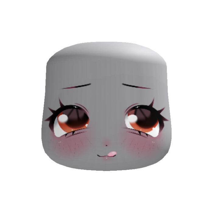 sweet excited blushing anime eyes orange