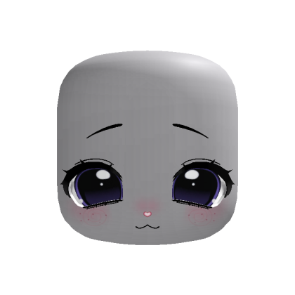 (animated) cute moe puppy eyes in purple