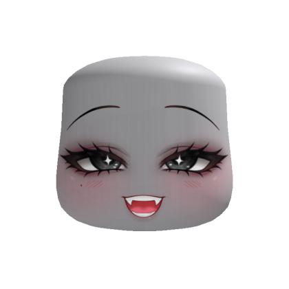 Playful Fangs Face (Recolorable)