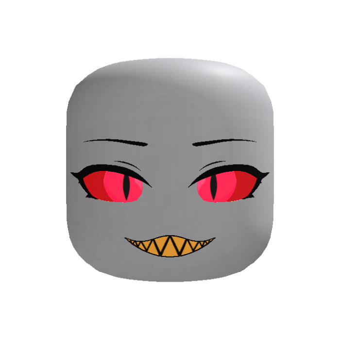 Crimson Hellborn Chibi w/ Golden Grin