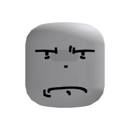 simple grumpy face thumbnail