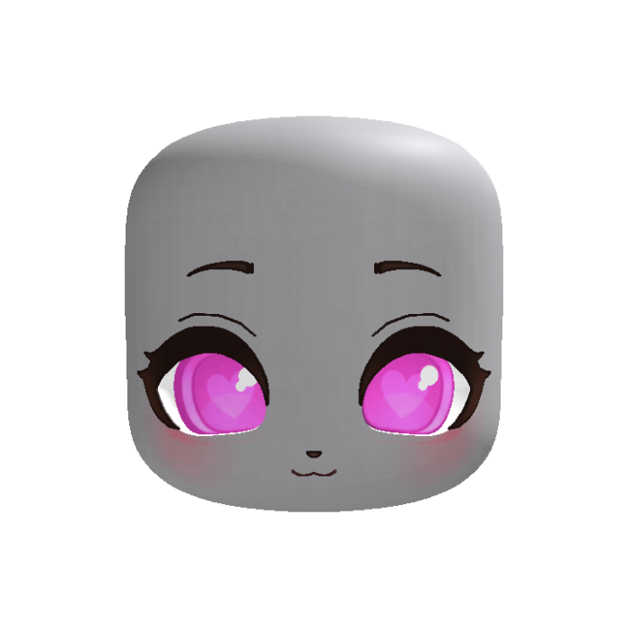 animated cute kawaii sweet puppy face pink