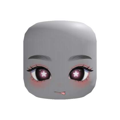 ♡ Star eyes soft Popstar chibi Face♡