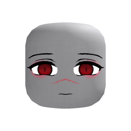 [ANIMATED] Red Scar Calm Face
